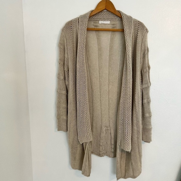 Kenar Cardigan Beige Sweater‎ Button Detail Back Size S - Picture 1 of 12